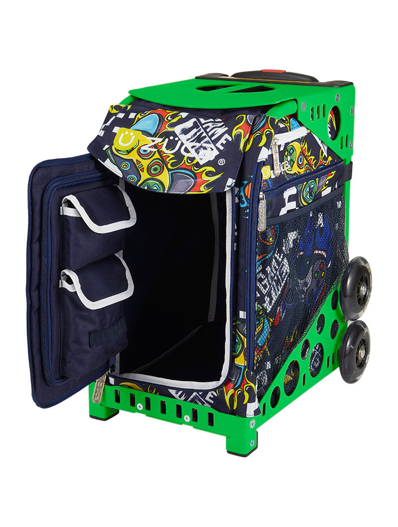 Game Time Sport + Lunchbox - Green_frame_flashing_wheels