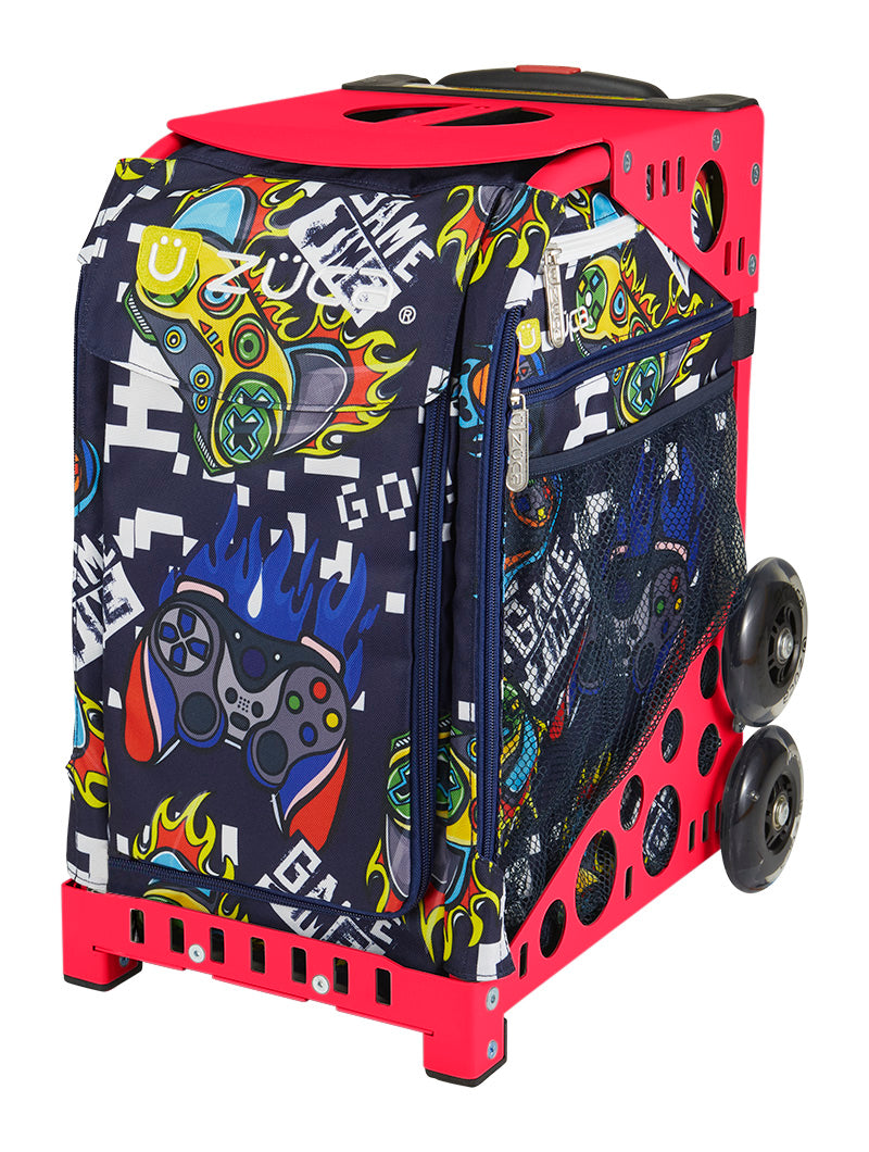 Game Time Sport + Lunchbox - Red_frame_flashing_wheels