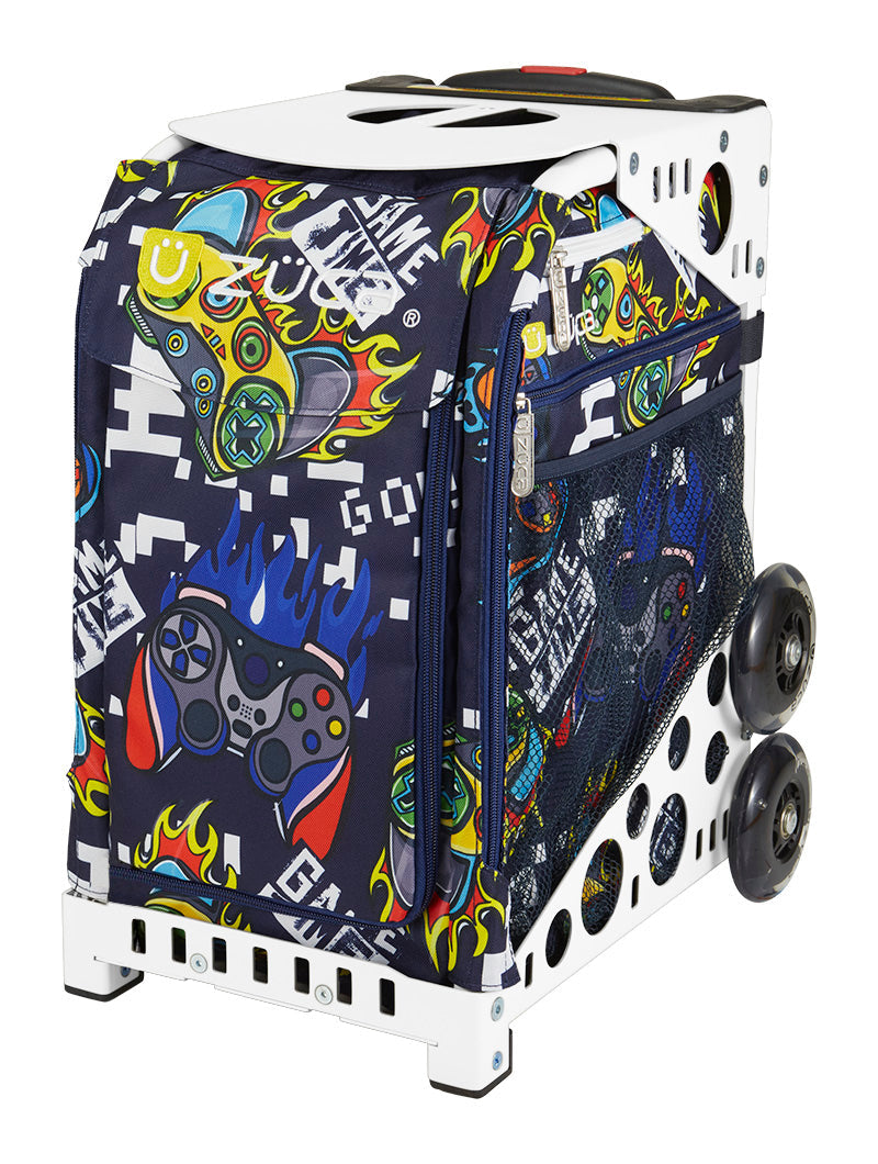 Game Time Sport + Lunchbox - White_frame_flashing_wheels